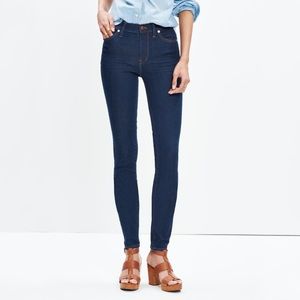 Madewell Dark Wash Skinny Jeans